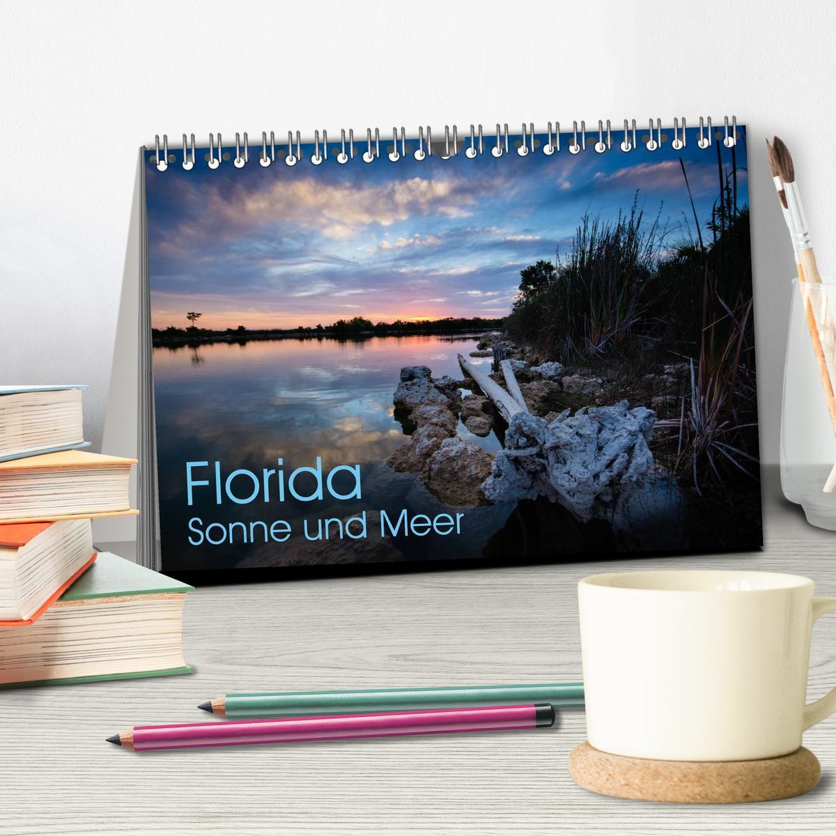 Bild: 9783435601417 | Florida. Sonne und Meer (Tischkalender 2025 DIN A5 quer), CALVENDO...