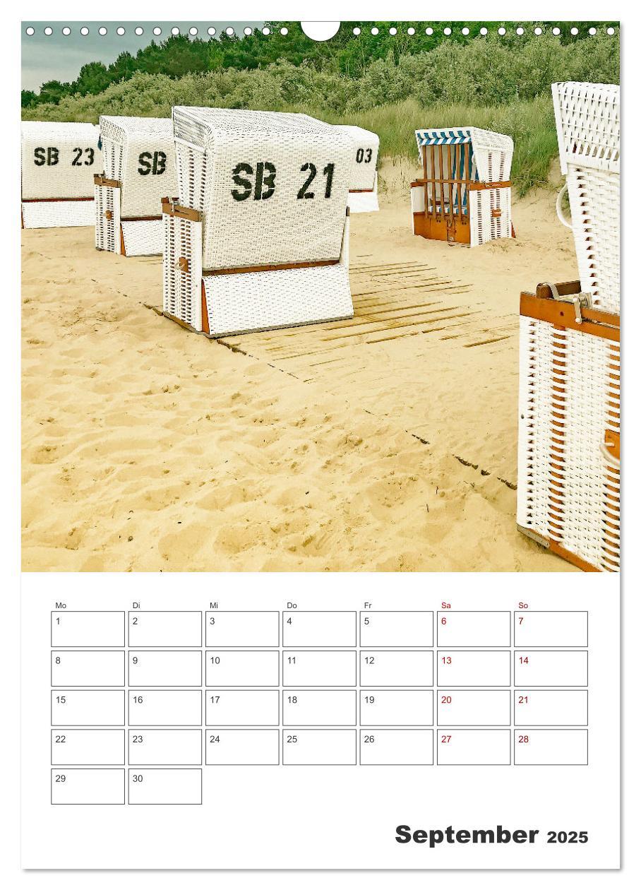 Bild: 9783435918232 | Usedom - Terminplaner (Wandkalender 2025 DIN A3 hoch), CALVENDO...