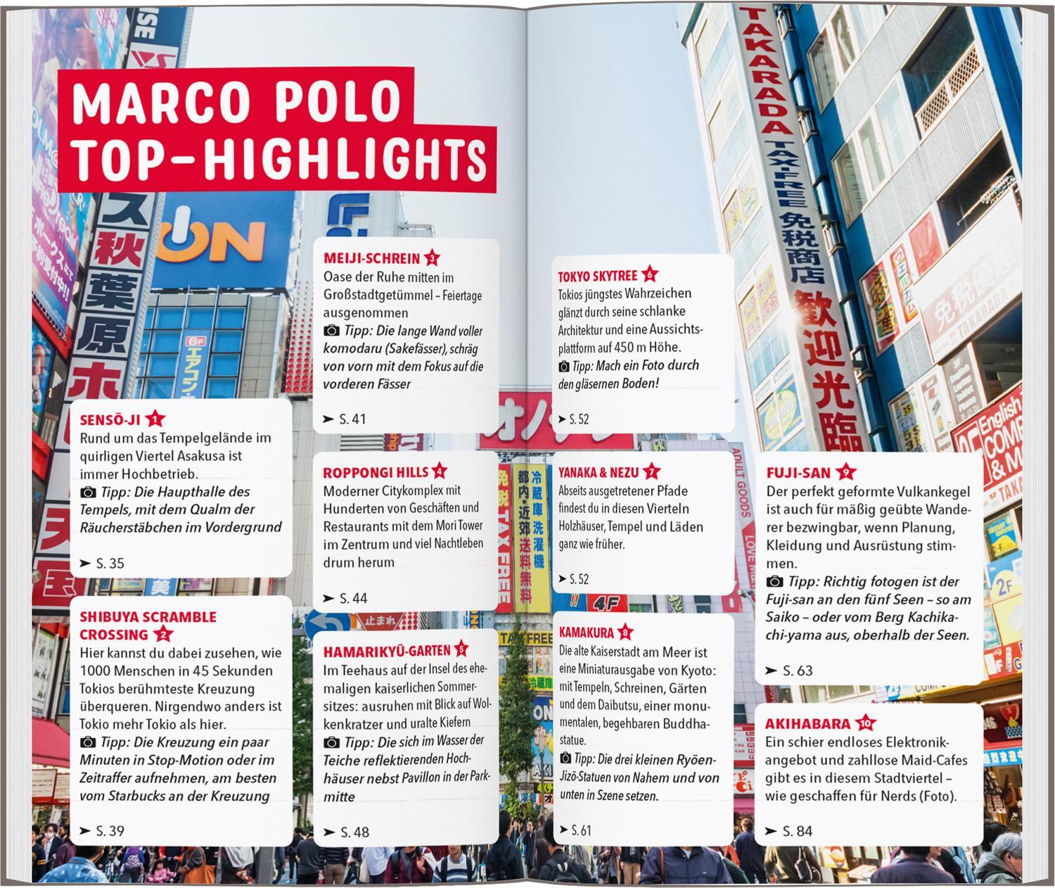 Bild: 9783829735650 | MARCO POLO Reiseführer Tokio | Matthias Reich (u. a.) | Taschenbuch