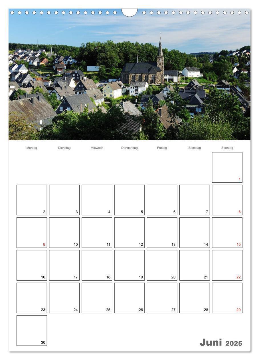 Bild: 9783457041703 | Das Siegerland (Wandkalender 2025 DIN A3 hoch), CALVENDO...