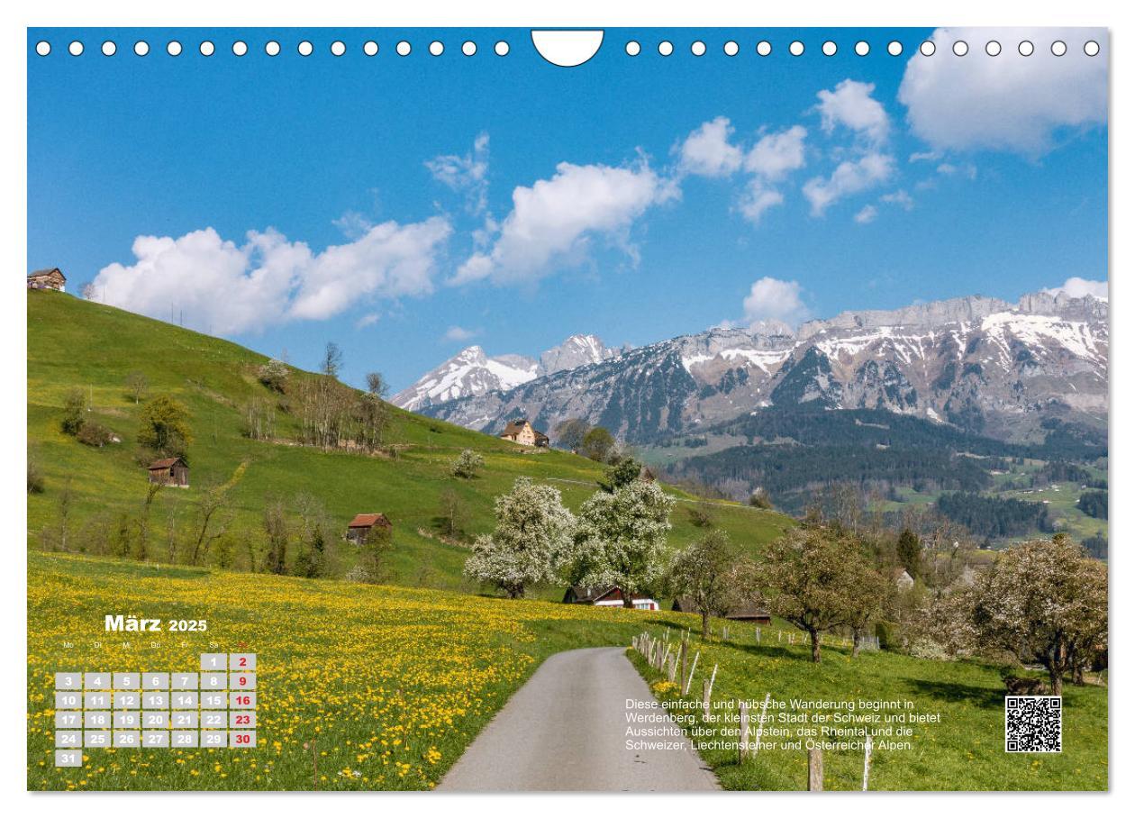 Bild: 9783435117659 | Wandern in den Alpen (Wandkalender 2025 DIN A4 quer), CALVENDO...