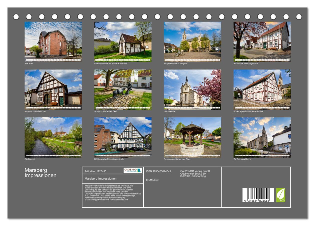 Bild: 9783435024643 | Marsberg Impressionen (Tischkalender 2025 DIN A5 quer), CALVENDO...