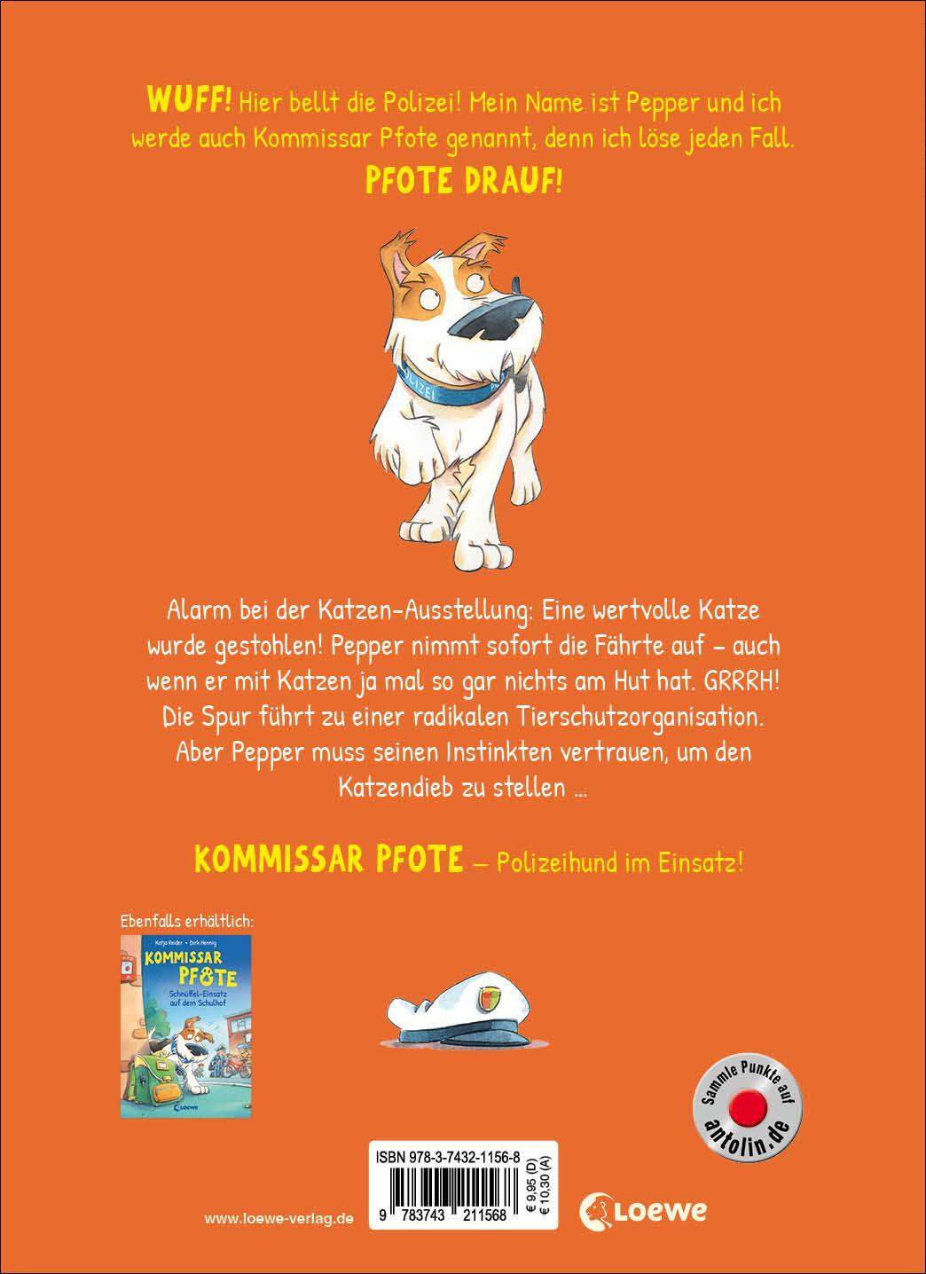 Rückseite: 9783743211568 | Kommissar Pfote (Band 4) - Ein haariger Fall | Katja Reider | Buch