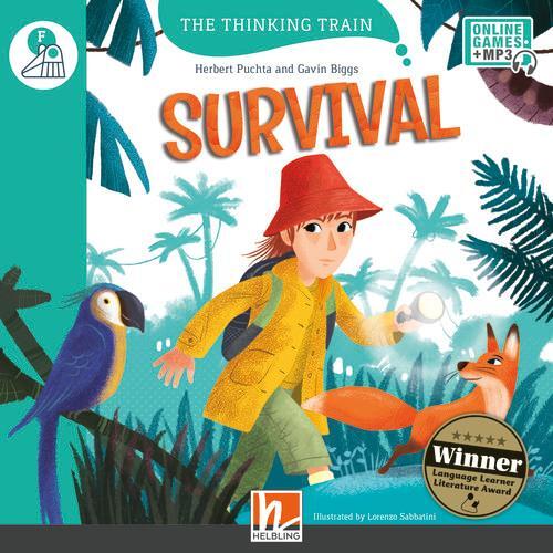 Cover: 9783990892350 | Survival, mit Online-Code | The Thinking Train, Level f | Taschenbuch