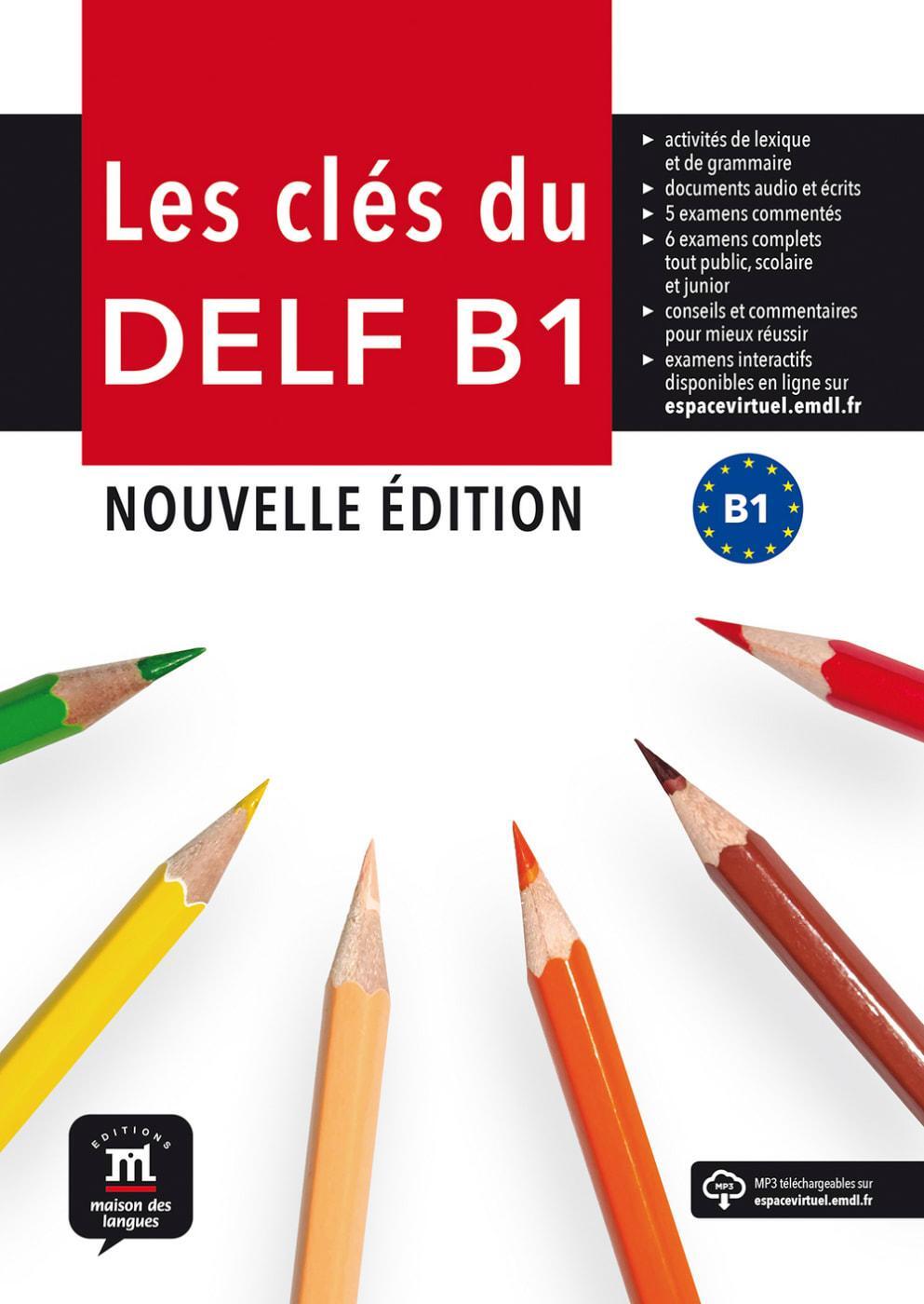 Cover: 9783125293892 | Les clés du nouveau DELF B1. Nouvelle édition. Livre de l'élève + MP3