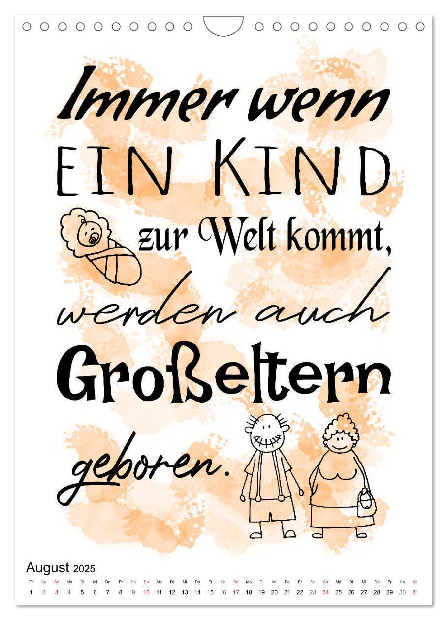 Bild: 9783435939343 | Oma und Opa, die Helden unserer Kindheit (Wandkalender 2025 DIN A4...