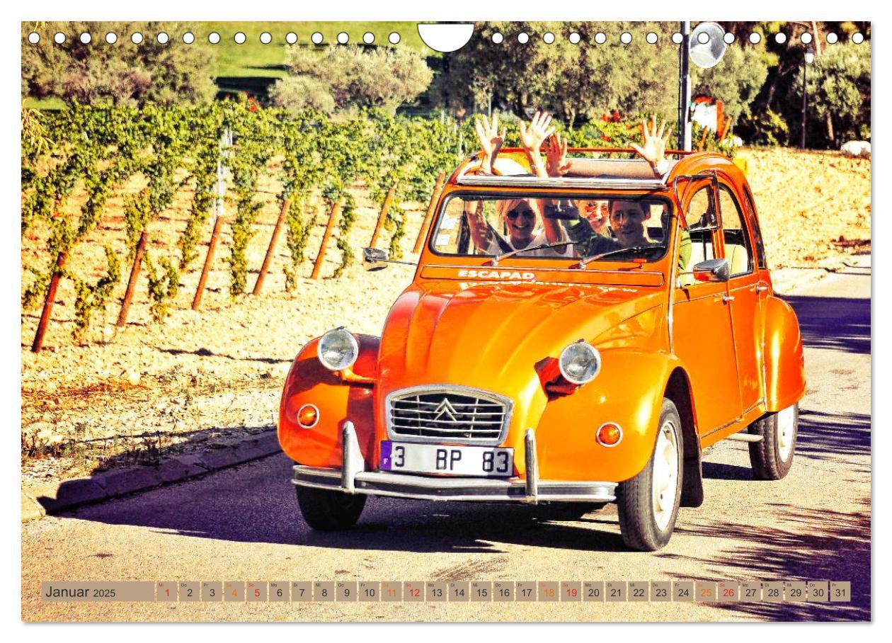 Bild: 9783435480104 | Die Legende - die Ente, Citroën 2CV (Wandkalender 2025 DIN A4...