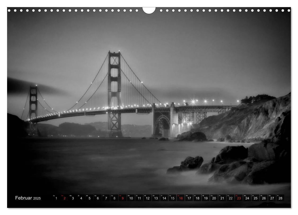 Bild: 9783435580965 | SAN FRANCISCO Monochrome Ansichten (Wandkalender 2025 DIN A3 quer),...