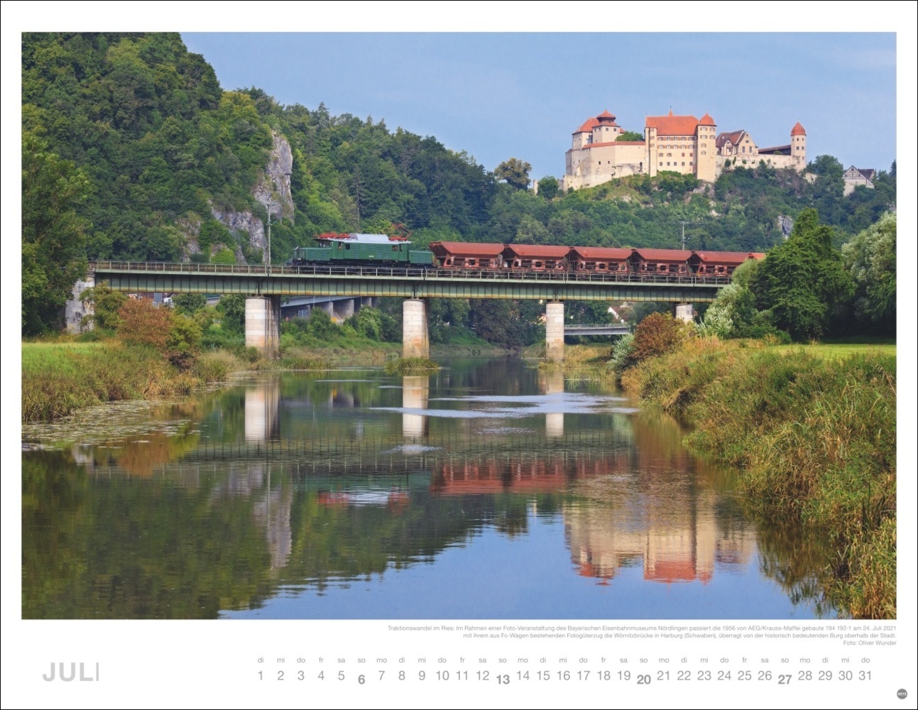 Bild: 9783756405152 | Eisenbahn Romantik Posterkalender 2025 | Georg Wagner | Kalender