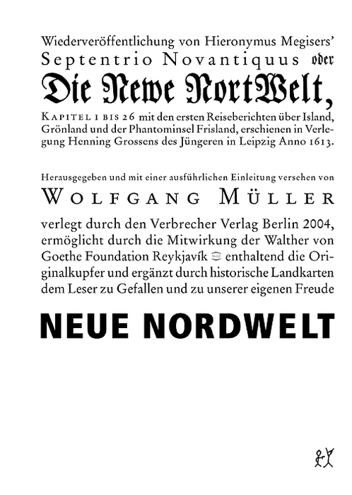 Cover: 9783935843225 | Neue Nordwelt | Wolfgang Müller | Taschenbuch | 192 S. | Deutsch