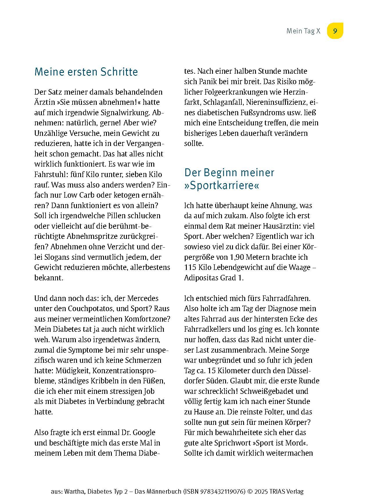 Bild: 9783432119076 | Diabetes Typ 2 - Das Männerbuch | Andreas Wartha | Taschenbuch | 2025