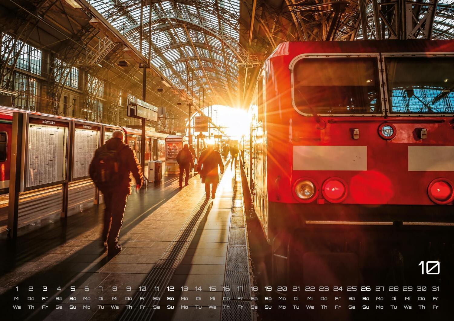 Bild: 9783986734497 | Eisenbahn - faszinierende Bahnwelt - 2025 - Kalender DIN A2 | de