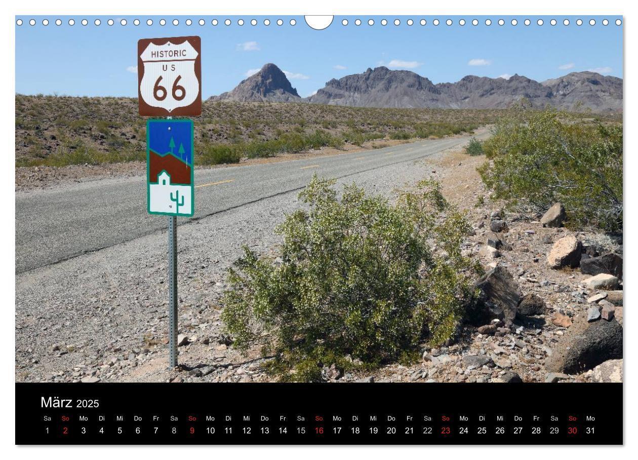 Bild: 9783435791385 | Route 66 im Südwesten (Wandkalender 2025 DIN A3 quer), CALVENDO...