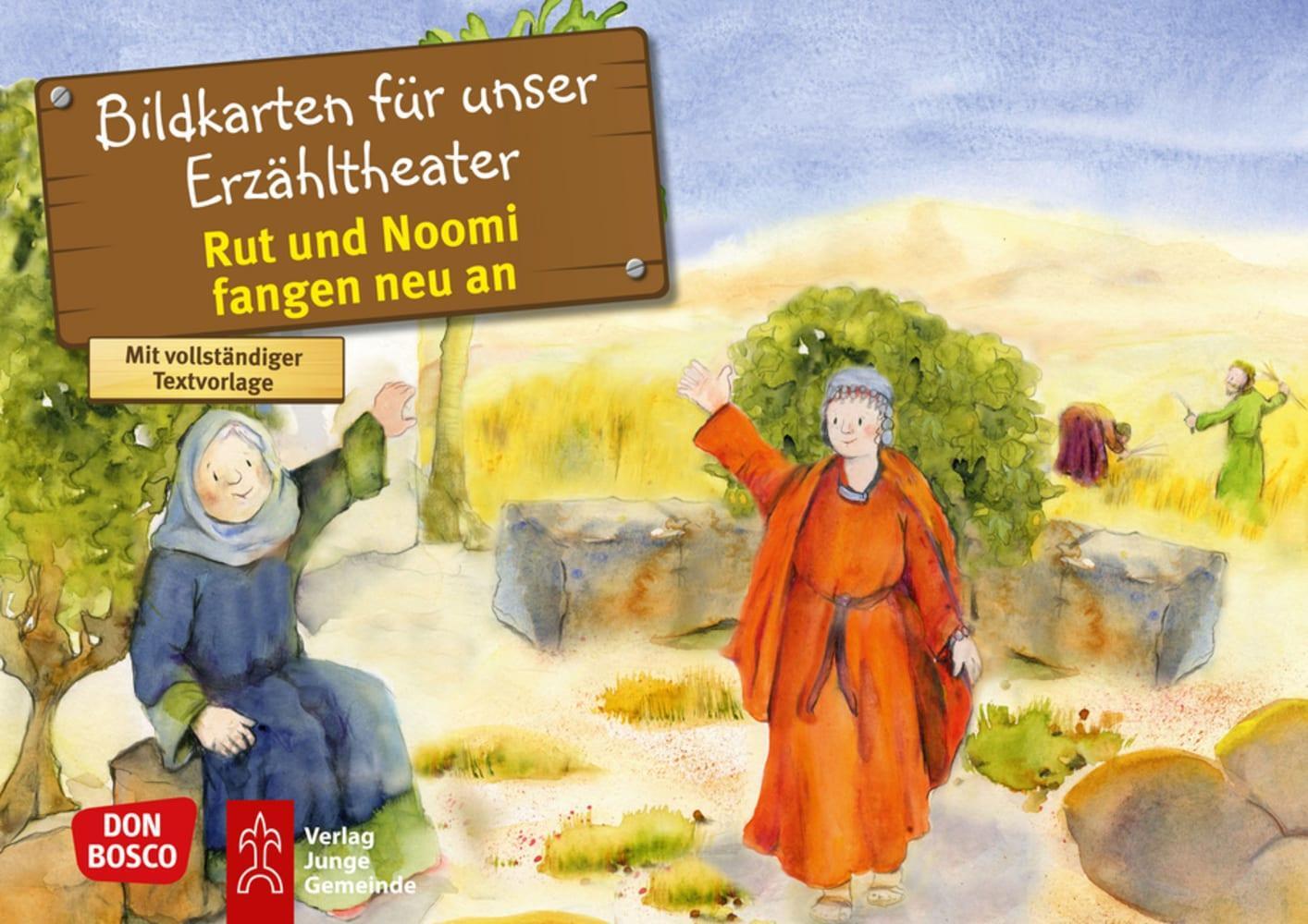 Cover: 4260179514944 | Rut und Noomi fangen neu an. Kamishibai Bildkartenset. | Brandt | Box