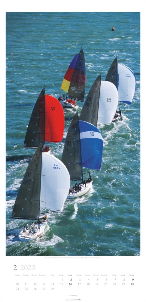 Bild: 9783839900253 | Under Sail Kalender 2025 | Kalender | Spiralbindung | 14 S. | Deutsch