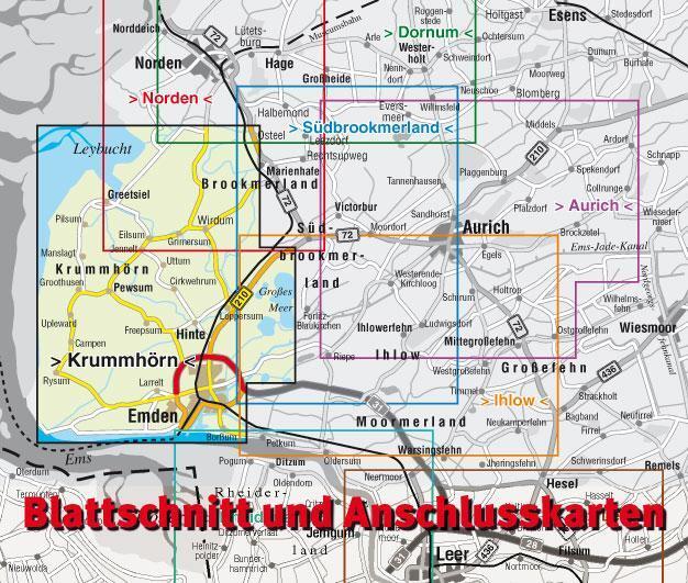 Rückseite: 9783896416834 | Krummhörn &amp; Greetsiel (mit 19 Detailkarten), KVplan,...