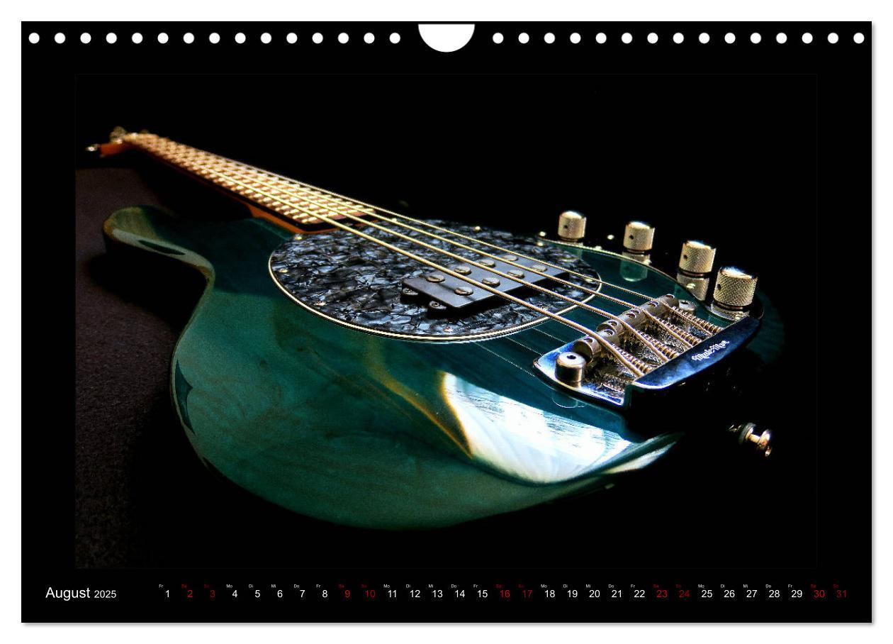 Bild: 9783435344635 | Rockgitarren im Blitzlicht (Wandkalender 2025 DIN A4 quer),...