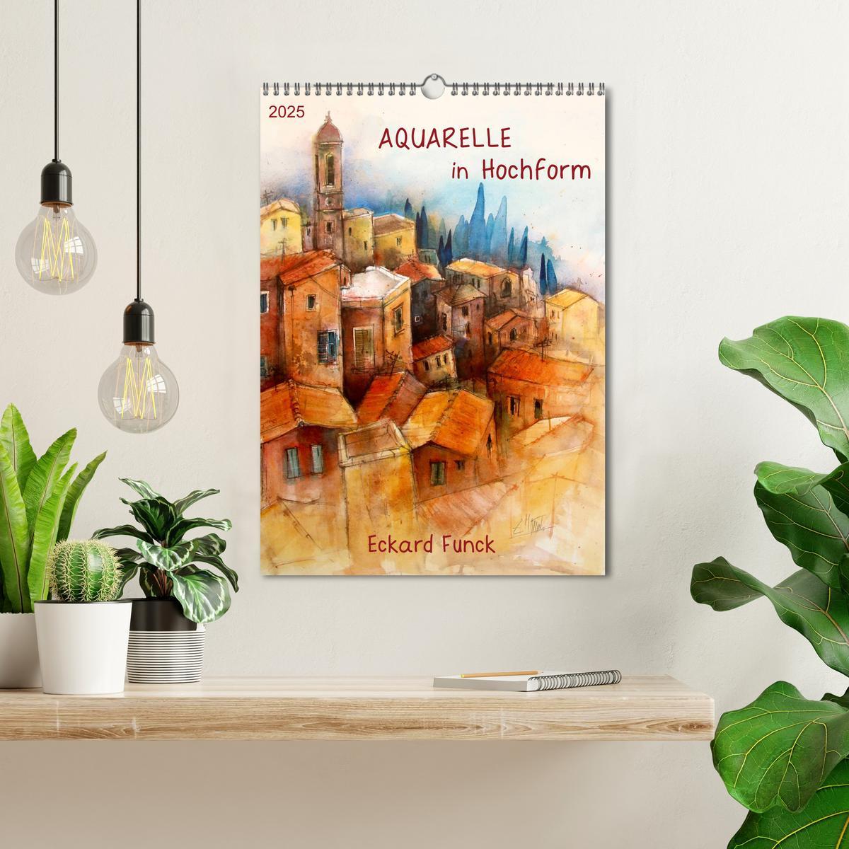 Bild: 9783435983193 | Aquarelle in Hochform (Wandkalender 2025 DIN A3 hoch), CALVENDO...