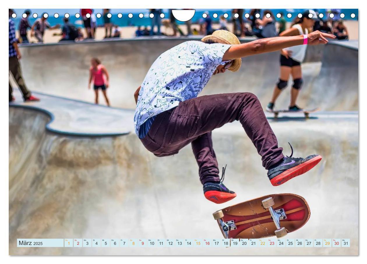 Bild: 9783435580101 | Skateboarding - nichts für Weicheier (Wandkalender 2025 DIN A4...