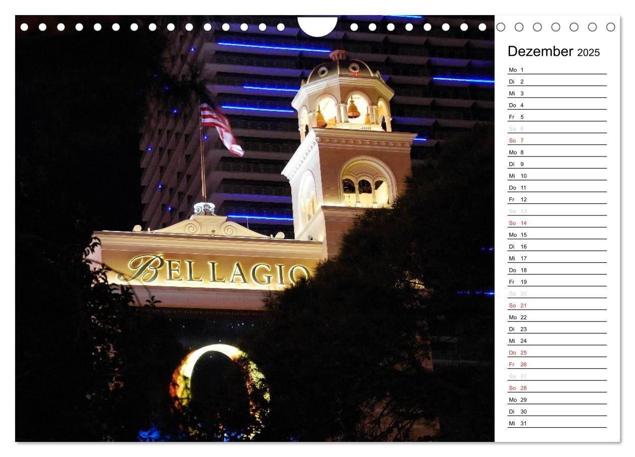 Bild: 9783435472031 | LAS VEGAS - by night (Wandkalender 2025 DIN A4 quer), CALVENDO...