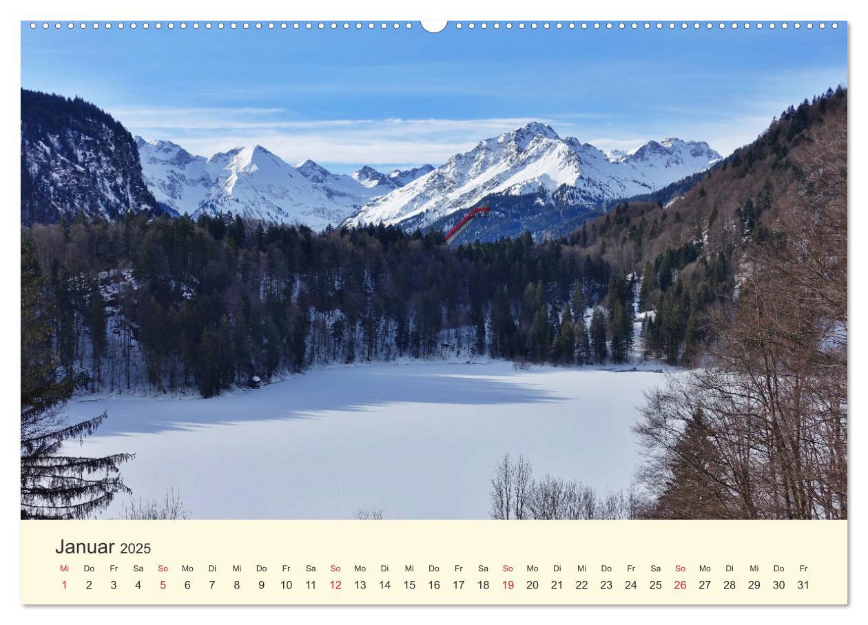 Bild: 9783435188703 | Wanderglück im Allgäu (hochwertiger Premium Wandkalender 2025 DIN...