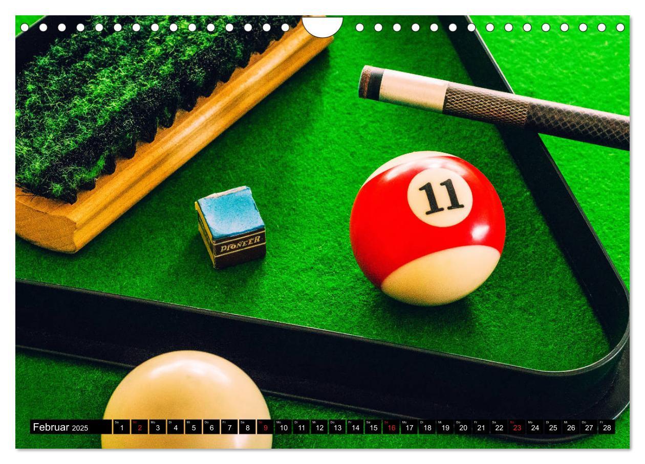 Bild: 9783435289332 | Billard. Konzentration - Sport - Spannung (Wandkalender 2025 DIN A4...