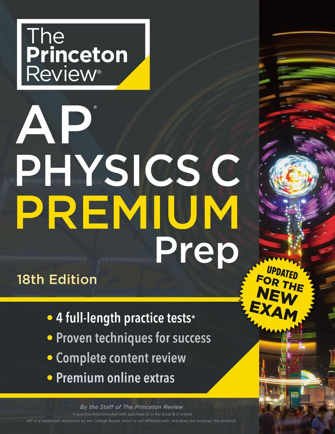 Cover: 9780593517949 | Princeton Review AP Physics C Premium Prep, 18th Edition | Review