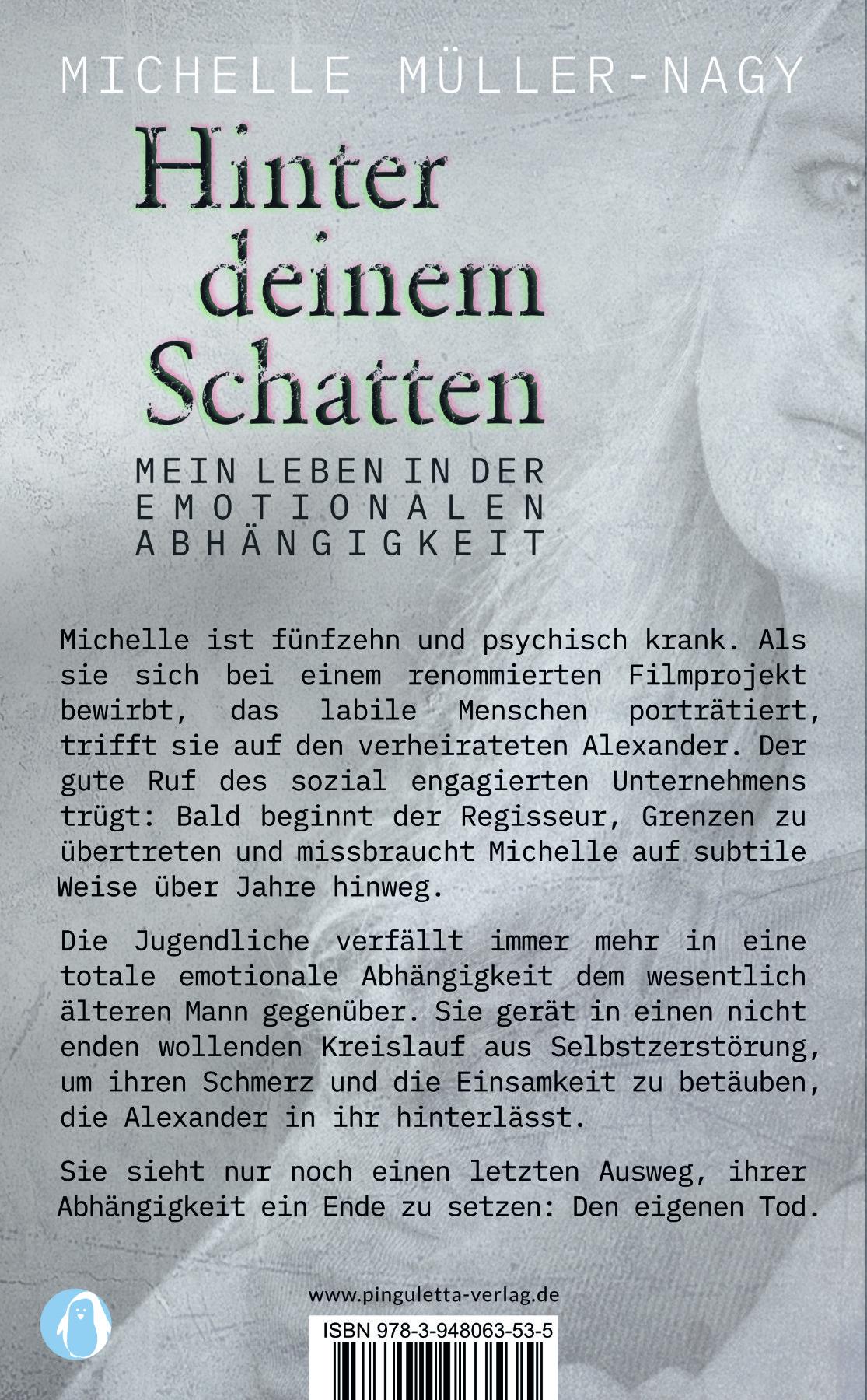 Rückseite: 9783948063535 | Hinter deinem Schatten | Mein Leben in der emotionalen Abhängigkeit