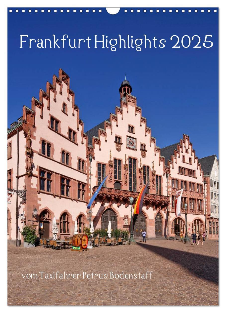 Cover: 9783457032695 | Frankfurt Highlights (Wandkalender 2025 DIN A3 hoch), CALVENDO...