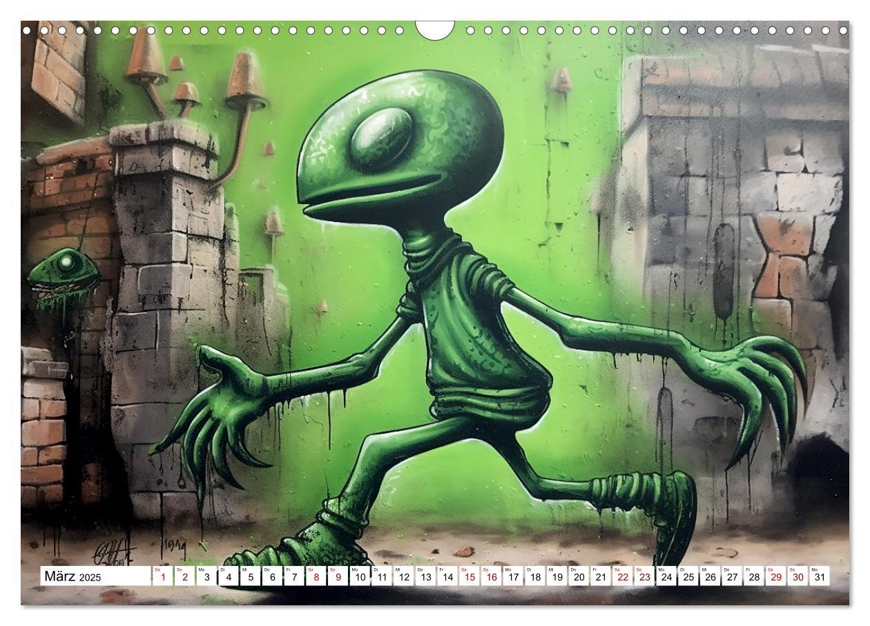 Bild: 9783383866456 | Street Art Graffiti (Wandkalender 2025 DIN A3 quer), CALVENDO...