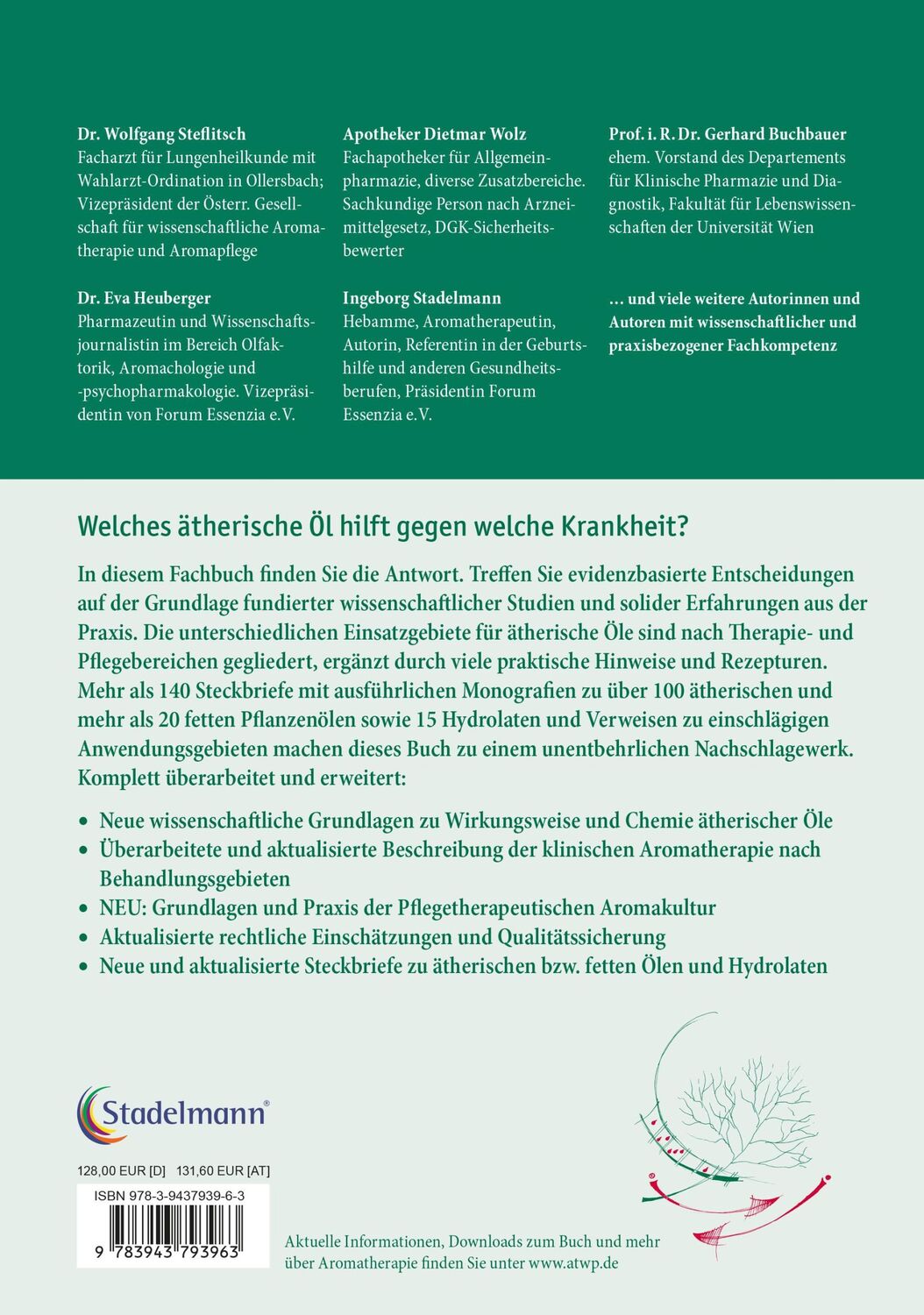 Rückseite: 9783943793963 | Aromatherapie in Wissenschaft und Praxis | Wolfgang Steflitsch (u. a.)