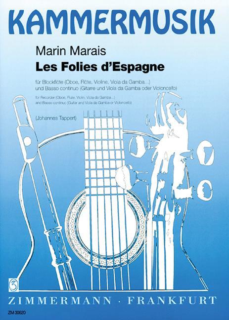 Cover: 9790010306209 | Les Folies d'Espagne | Johannes Tappert | Broschüre | 56 S. | Deutsch