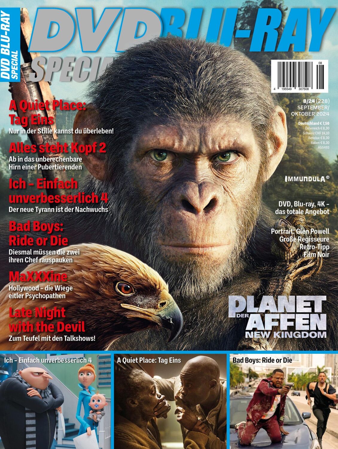 Cover: 9783959365574 | DVD BLU-RAY SPECIAL | Ausgabe September/Oktober 2024 (#228) | 82 S.