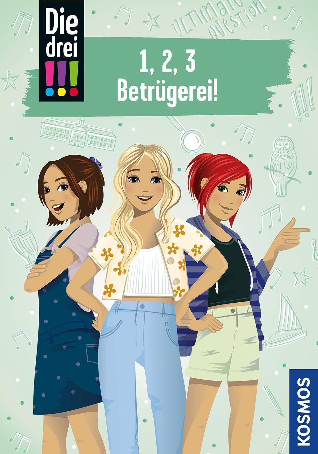 Cover: 9783440177792 | Die drei !!!, 1, 2, 3 - Betrügerei | Zwei Fälle in einem Band | Buch