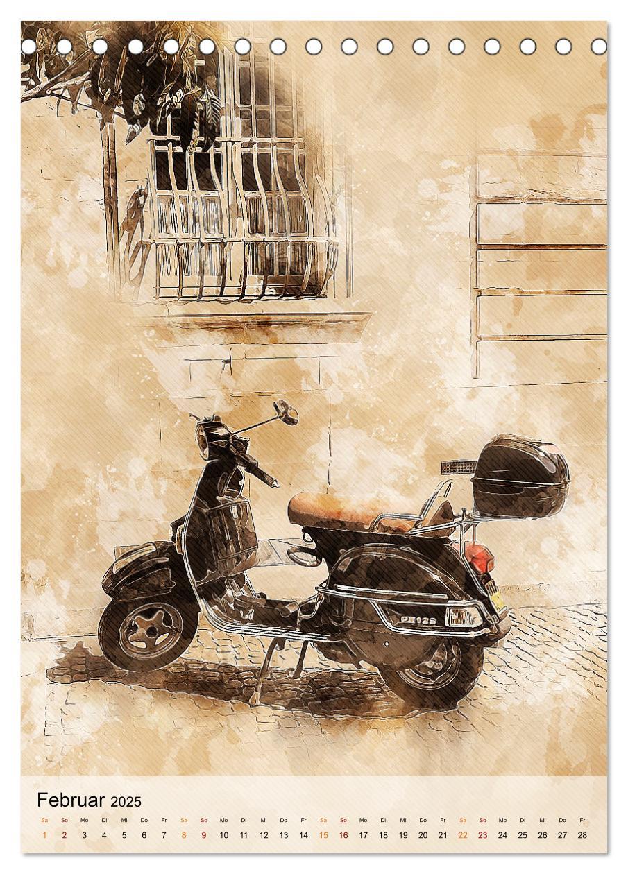 Bild: 9783435930395 | Motorroller - Vespa Galerie (Tischkalender 2025 DIN A5 hoch),...