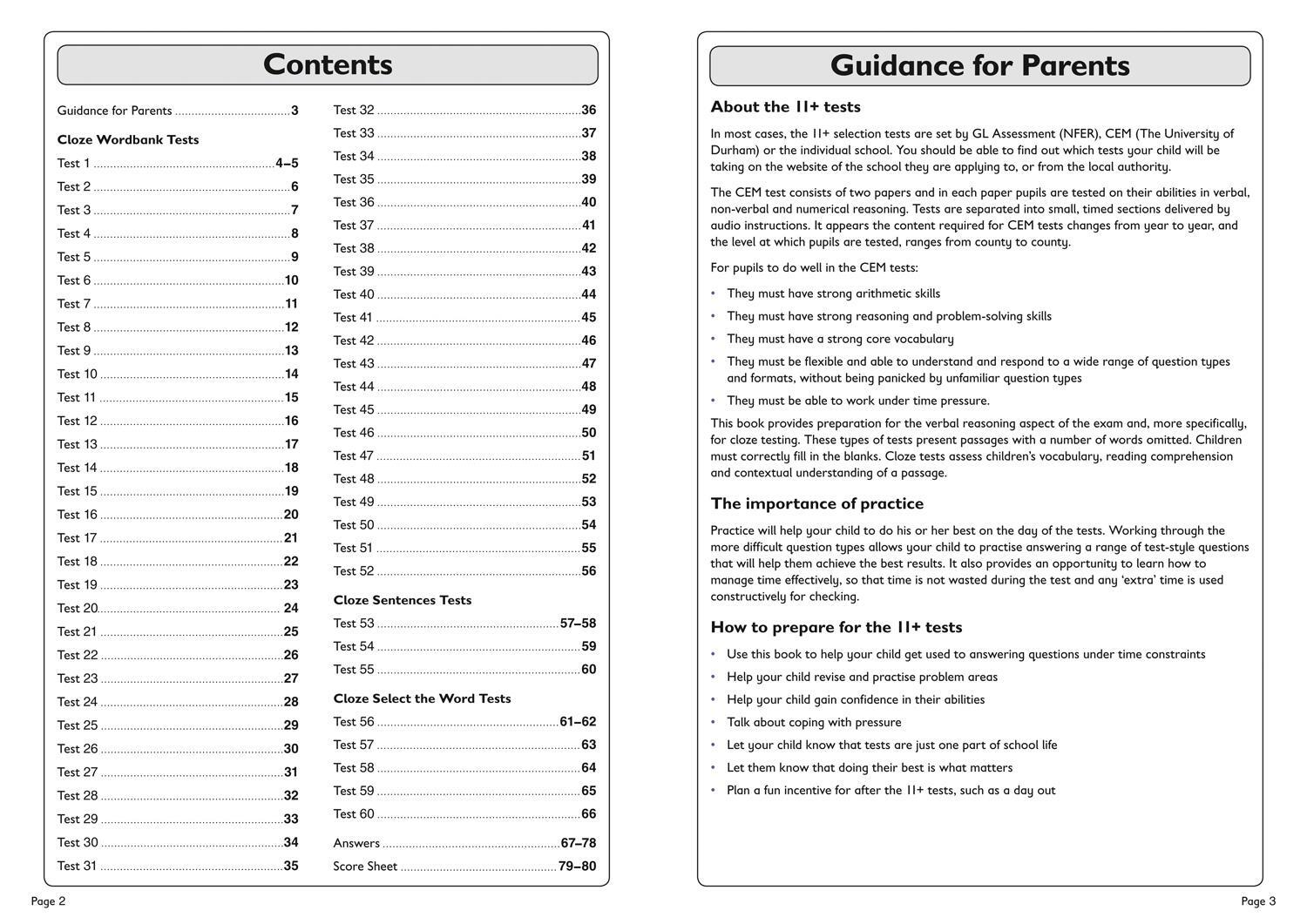 Bild: 9781844199006 | 11+ Verbal Reasoning Cloze Practice Workbook | For the 2023 Cem Tests