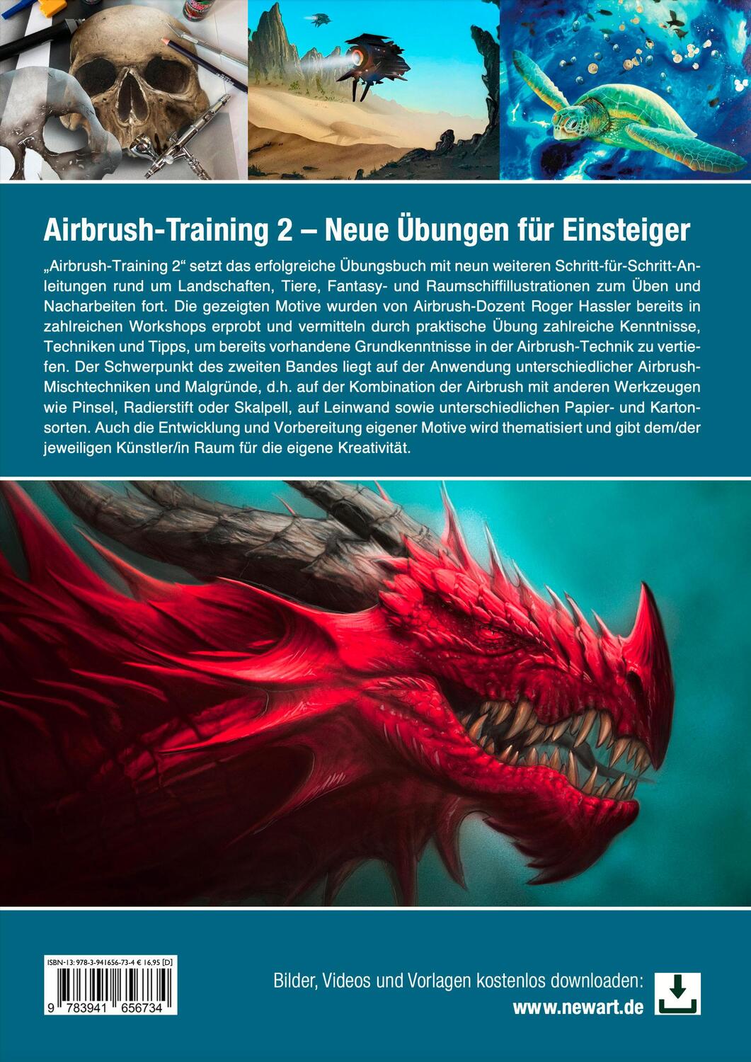 Rückseite: 9783941656734 | Airbrush-Training 2 | Neue Übungen für Einsteiger | Roger Hassler