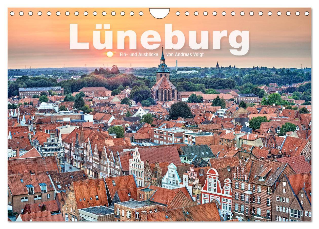 Cover: 9783435358083 | LÜNEBURG Ein- und Ausblicke von Andreas Voigt (Wandkalender 2025...