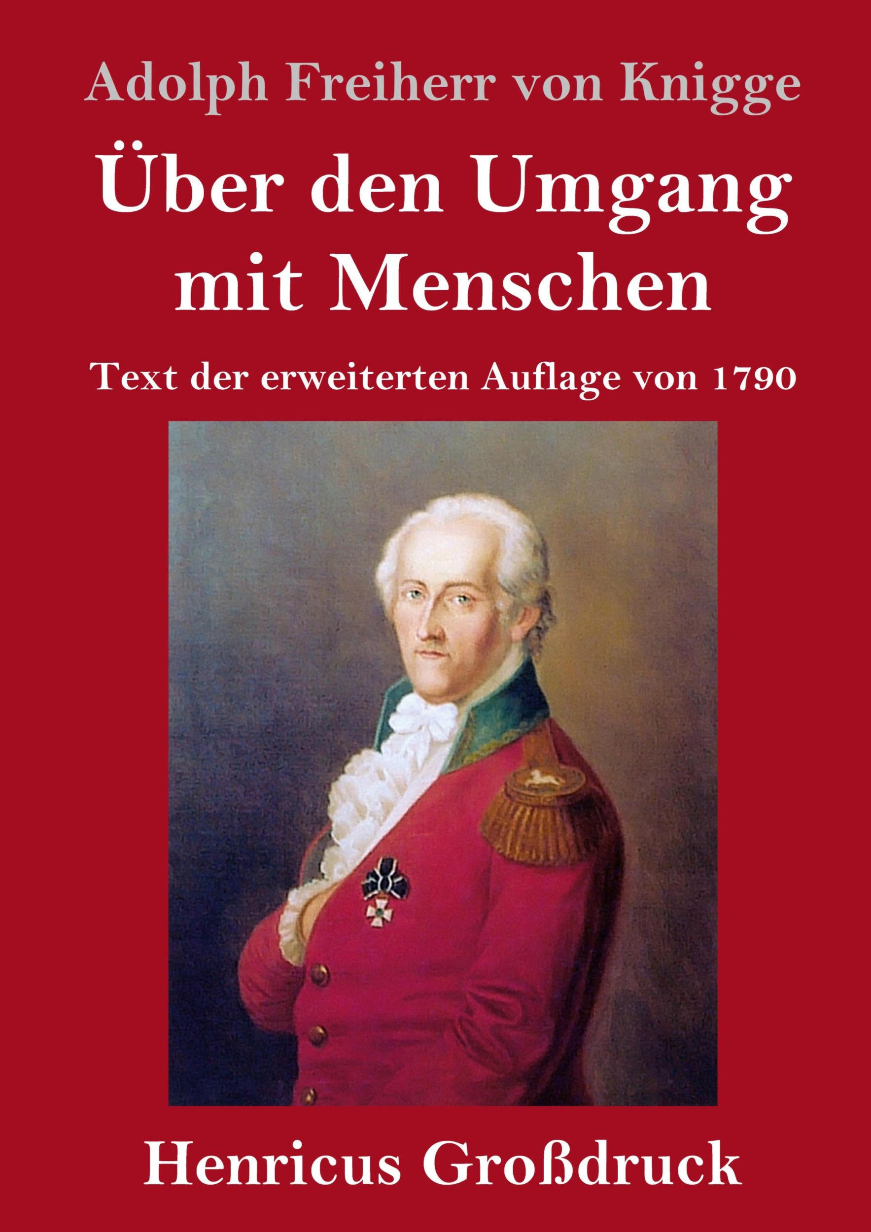 Cover: 9783847829362 | Über den Umgang mit Menschen (Großdruck) | Adolph Freiherr Von Knigge