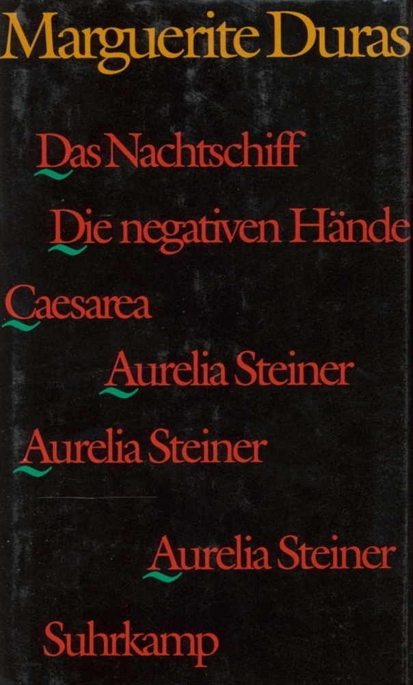 Cover: 9783518404942 | Das Nachtschiff. Caesarea. Die negativen Hände | Aurelia Steiner