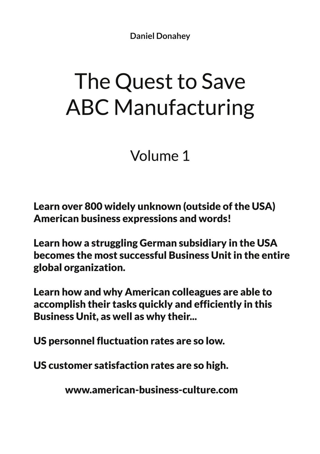 Cover: 9783757801113 | The Quest to Save ABC Manufacturing | Volume 1 | Daniel Donahey | Buch