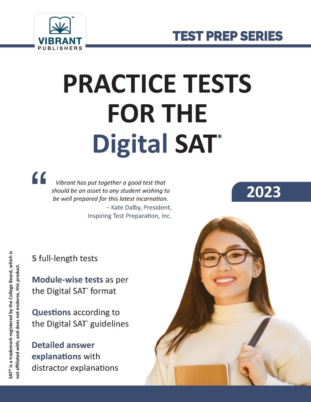 Cover: 9781636511573 | Practice Tests for the Digital SAT | Vibrant Publishers | Taschenbuch