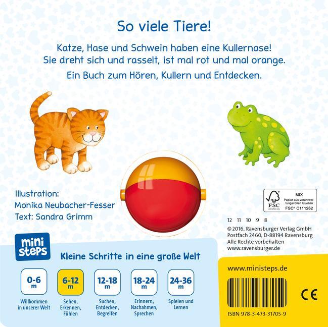 Bild: 9783473317059 | ministeps: Alle meine Kullertiere | Ab 6 Monaten | Sandra Grimm | Buch