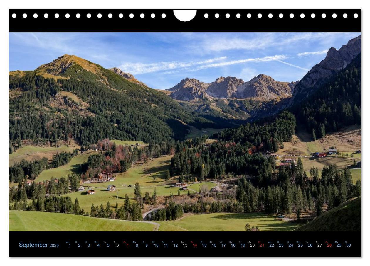 Bild: 9783435606696 | Region Oberstdorf - Kleinwalsertal und Nebelhorn (Wandkalender 2025...