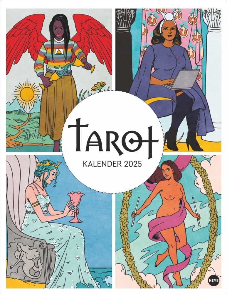 Cover: 9783756405381 | Tarot Posterkalender 2025 | Lisa Sterle | Kalender | Spiralbindung