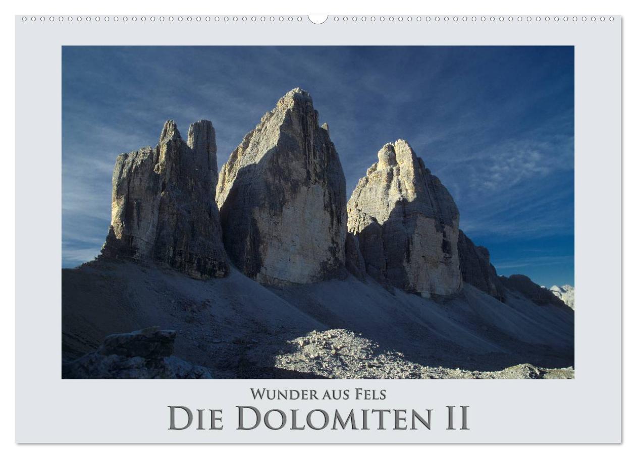 Cover: 9783435701094 | Wunder aus Fels - Die Dolomiten II (Wandkalender 2025 DIN A2 quer),...