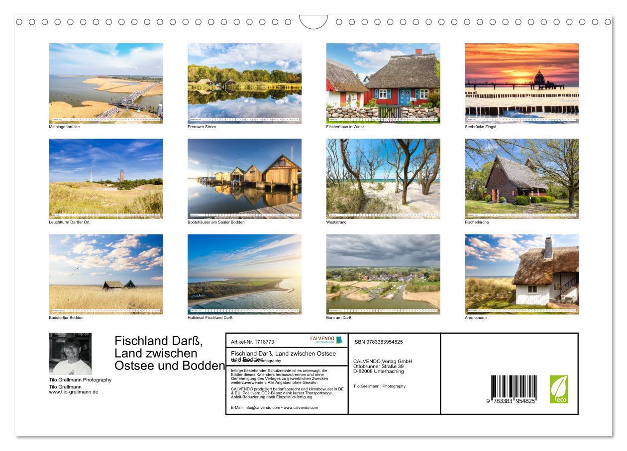 Bild: 9783383954825 | Fischland Darß, Land zwischen Ostsee und Bodden (Wandkalender 2025...