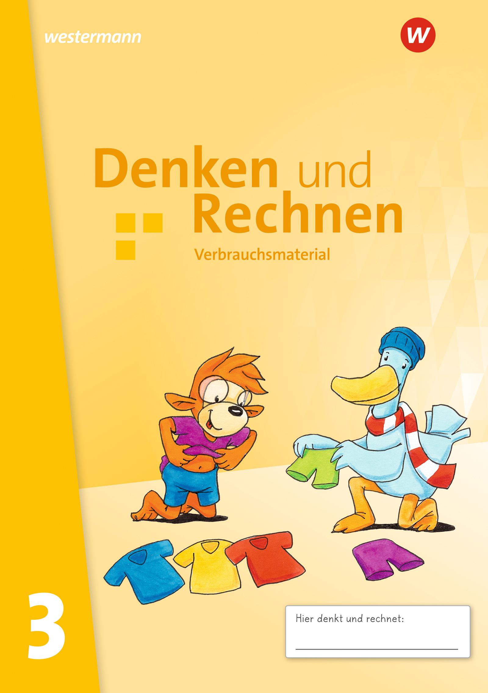 Cover: 9783141056068 | Denken und Rechnen 3. Schulbuch. Allgemeine Ausgabe. Verbrauchsversion