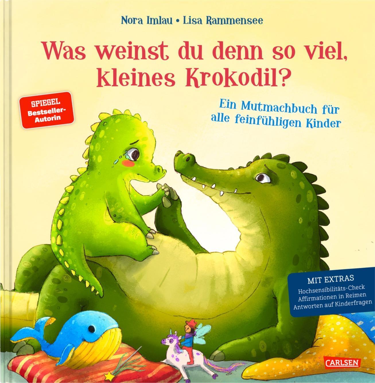 Cover: 9783551173157 | Was weinst du denn so viel, kleines Krokodil? | Nora Imlau | Buch