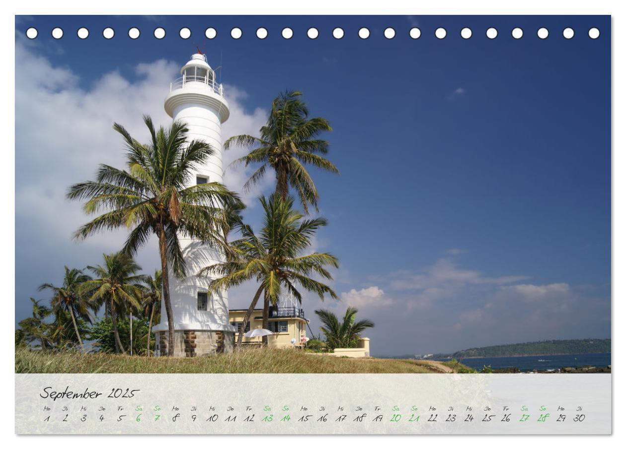 Bild: 9783457230794 | Verliebt in Sri Lanka (Tischkalender 2025 DIN A5 quer), CALVENDO...